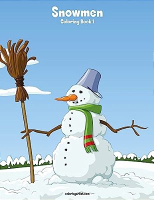 Snowmen Coloring Book 1-..
