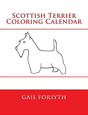 Scottish Terrier Coloring Calendar-..