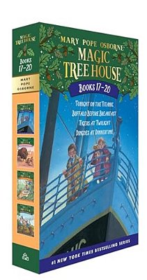 Magic Tree House Books 17-20 Boxed Set: The Mystery Of The Enchanted Dog-..