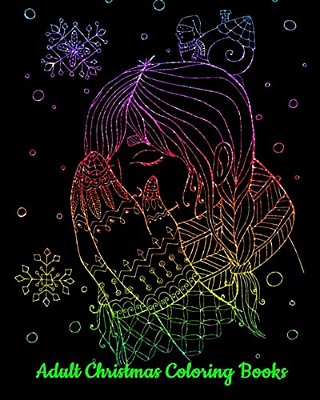 Adult Christmas Coloring Books: A Gorgeous Christmas Theme-..