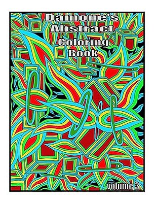 Damones Abstrack Coloring Book 3: Adult Coloring Book-..