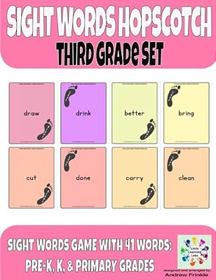 Sight Words Hopscotch Third Grade Set-..