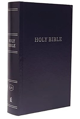 Kjv, Pew Bible, Large Print, Hardcover, Blue, Red Letter Edition-..