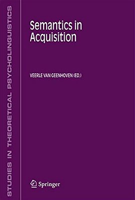 Semantics In Acquisition-..