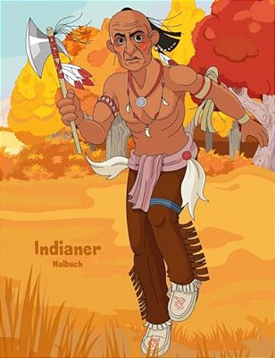 Indianer-Malbuch 1-..