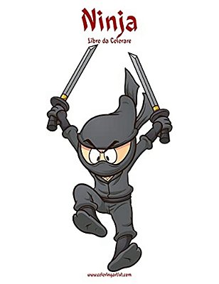 Ninja Libro Da Colorare 1-..