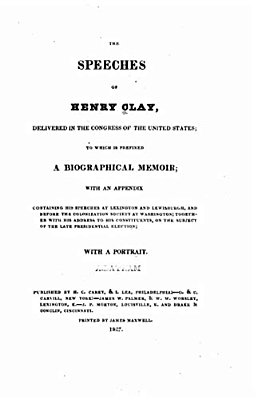 The Speeches Of Henry Clay-..