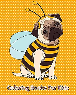 Coloring Books For Kids: Cute Animals For Kids Ages 3-6-..