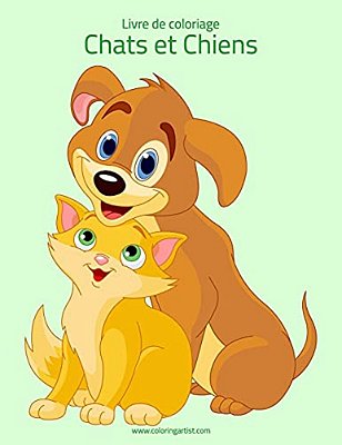 Livre De Coloriage Chats Et Chiens 2-..