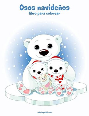 Osos Navideños Libro Para Colorear 1-..