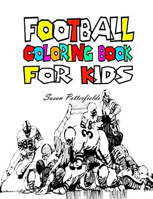 Football Coloring Book For Kids-..