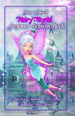 Draw A Magical Fairy World? Beginner Lessons Book: Learn How To Illustrate A Fairy Book Like A True Disney Artist-..