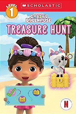 Treasure Hunt (Gabby's Dollhouse: Scholastic Reader, Level 1 #3)-..