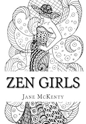 Zen Girls: Drawing Amazing Zen Doodle Girls-..