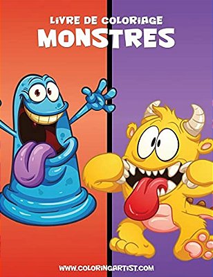 Livre De Coloriage Monstres 1-..
