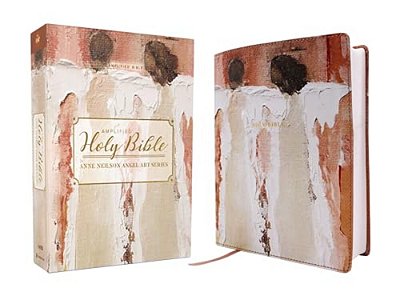 Amplified Holy Bible, Anne Neilson Angel Art Series, Leathersoft, Blush-..