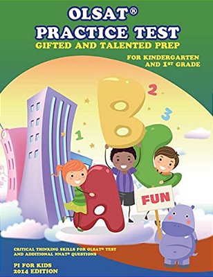 Olsat Practice Test Gifted And Talented Prep For Kindergarten And 1ST Grade: Olsat Test Prep And Additional Nnat Questions-..