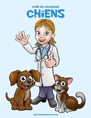 Livre De Coloriage Chiens 1 & 2-..