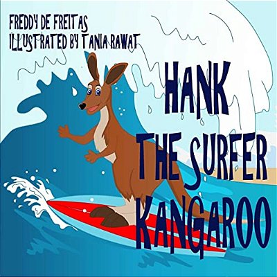 Hank The Surfer Kangaroo-..