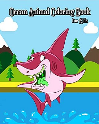 Ocean Animal Coloring Book For Kids-..