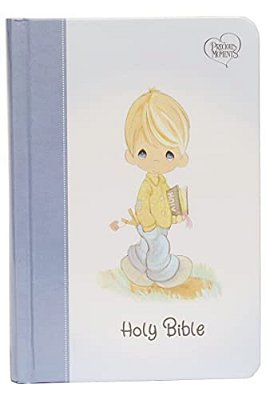 Nkjv, Precious Moments Small Hands Bible, Blue, Hardcover, Comfort Print: Holy Bible, New King James Version-..