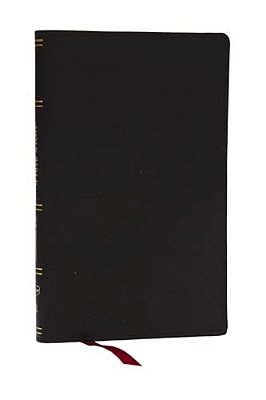 Kjv, Personal Size New Testament, Black Genuine Leather, Red Letter, Comfort Print-..