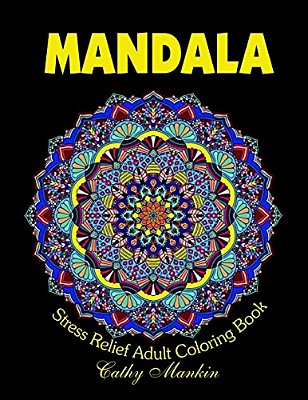 Mandalas: Stress Relief Adult Coloring Book-..