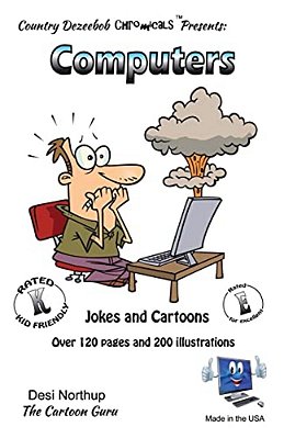 Computers -- Jokes And Cartoons: In Black + White-..