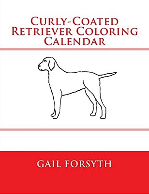 Curly-Coated Retriever Coloring Calendar-..