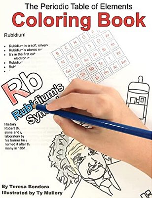 The Periodic Table Of Elements Coloring Book-..