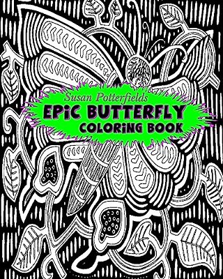 Epic Butterfly Coloring Book-..