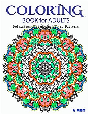 Coloring Books For Adults 5: Coloring Books For Grownups: Stress Relieving Patterns-..