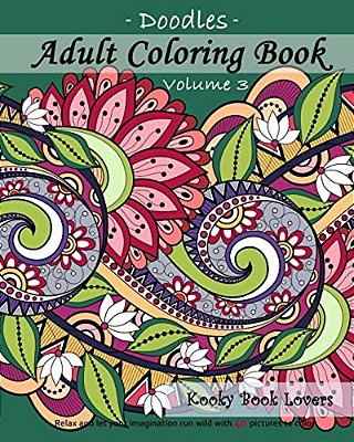 Adult Coloring Book - Doodles, Volume 3-..