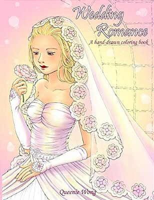 Wedding Romance - A Hand-Drawn Coloring Book-..