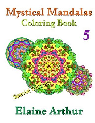 Mystical Mandalas Coloring Book No. 5 Special Edition-..