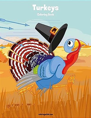 Turkeys Coloring Book 1-..