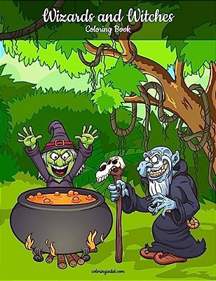 Wizards And Witches Coloring Book 1-..