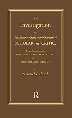 Investigation Into Mr. Malone's Claim To Charter Of Scholar: Volume 24-..