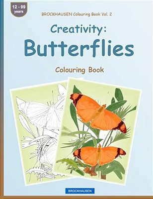 Brockhausen Colouring Book Vol. 2 - Creativity: Butterflies: Colouring Book-..