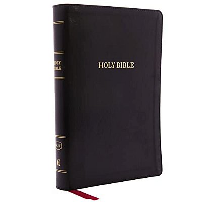 Kjv, Deluxe Reference Bible, Giant Print, Imitation Leather, Black, Indexed, Red Letter Edition-..