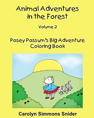 Posey Possum's Big Adventure Coloring Book-..