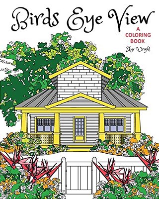 Birds Eye View Coloring Book-..