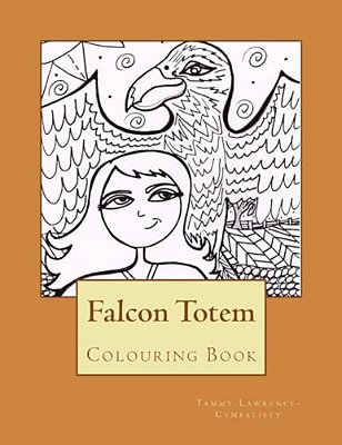 Falcon Totem: Adult Colouring Book-..