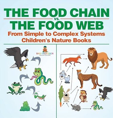 The Food Chain Vs. The Food Web - From Simple To Complex Systems Children's Nature Books-..