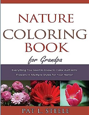 Nature Coloring Book For Grandpa-..