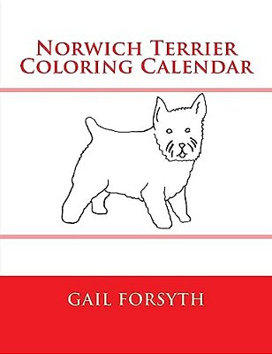 Norwich Terrier Coloring Calendar-..