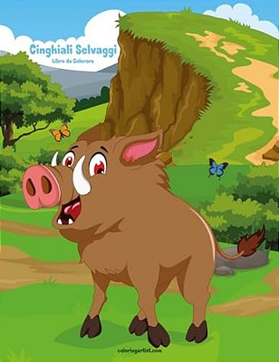 Cinghiali Selvaggi Libro Da Colorare 1-..