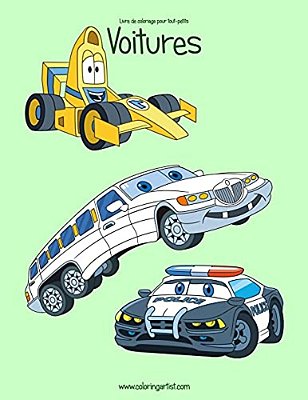 Livre De Coloriage Pour Tout-Petits Voitures 1-..