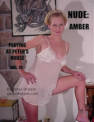 Nude: Amber: Playing At Peter's House-..