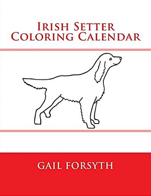 Irish Setter Coloring Calendar-..